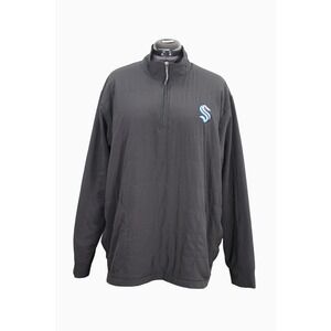 NHL men's Seattle Kraken 1/4 zip lightweight pullover‎ jacket XL